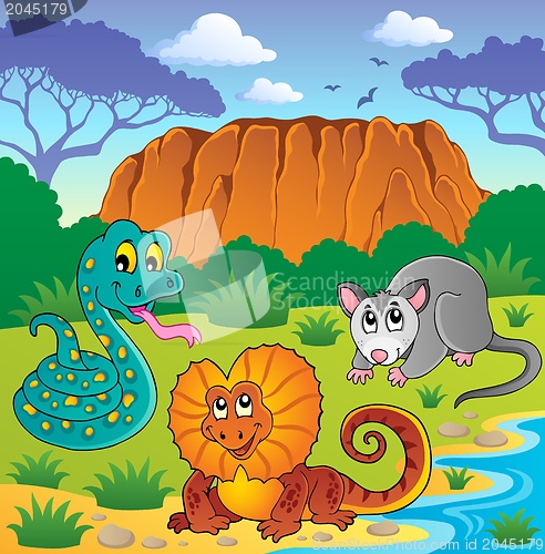 Image of Australian animals theme 6