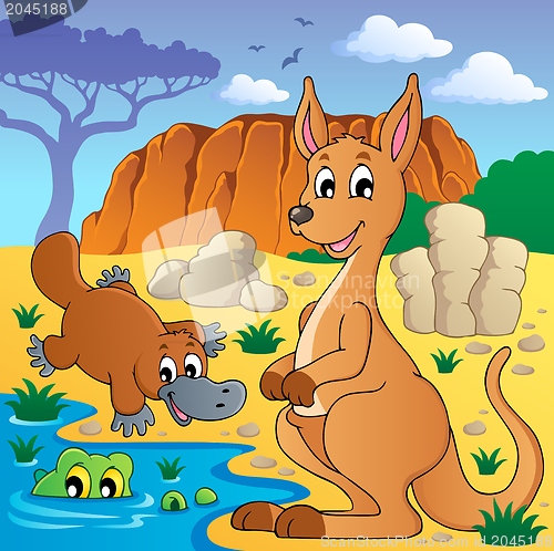 Image of Australian animals theme 4