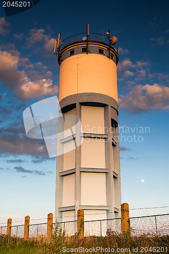 Image of Historic water reservoir brick tower 