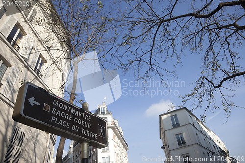 Image of Montmartre Sacre Coeur in Paris