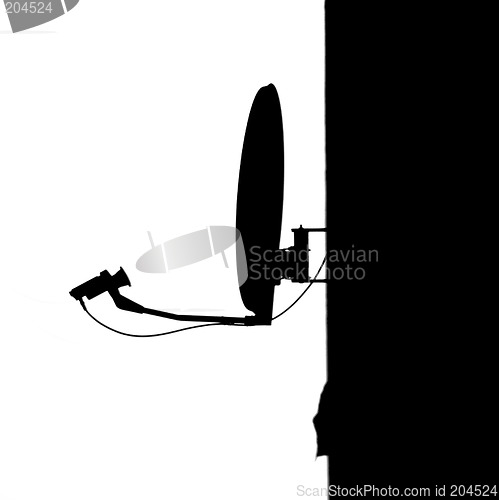 Image of satellite silhouette