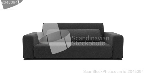 Image of black sofa