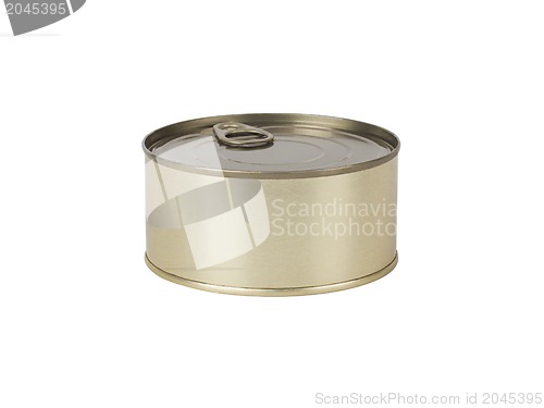 Image of Tin can isolated on white