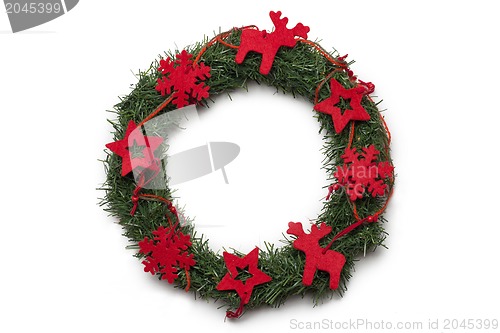 Image of Christmas decorative wreath
