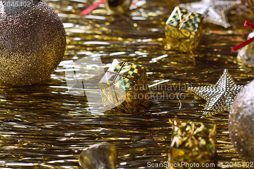 Image of Decorative gold background