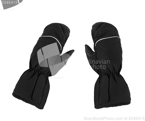 Image of childe gloves isolated on a white