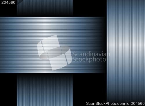 Image of Blue Banded Background