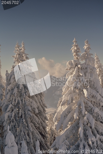 Image of mountain winter landscape