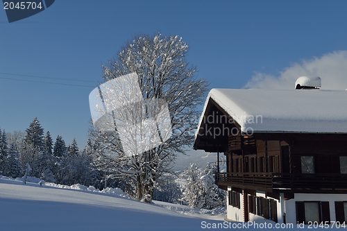 Image of mountain winter landscape