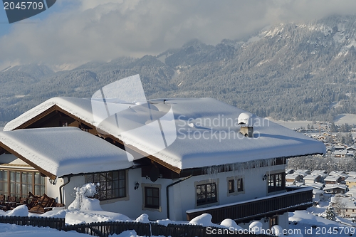 Image of mountain winter landscape