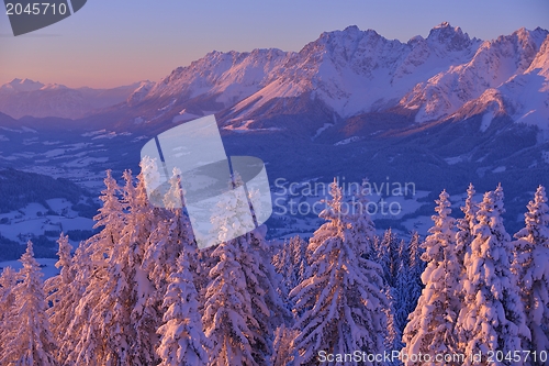 Image of mountain winter landscape