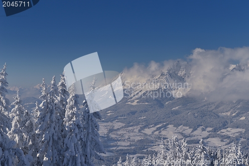 Image of mountain winter landscape