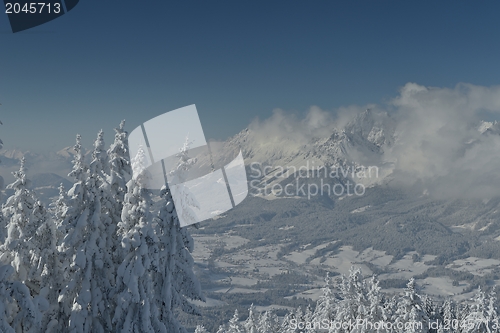 Image of mountain winter landscape