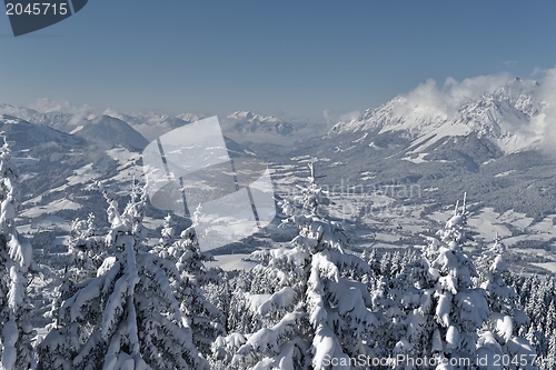 Image of mountain winter landscape