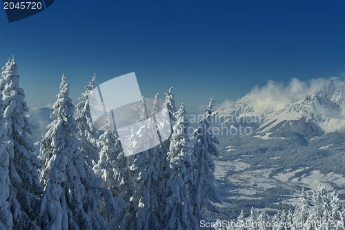 Image of mountain winter landscape