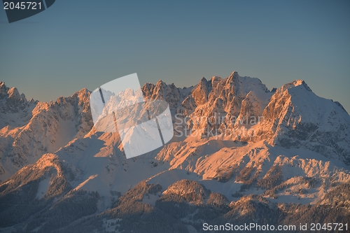 Image of mountain winter landscape