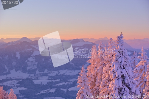 Image of mountain winter landscape