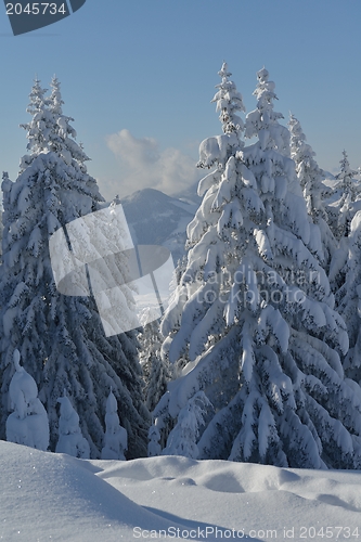 Image of mountain winter landscape