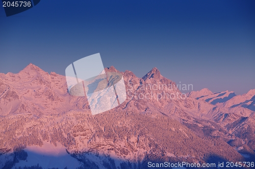 Image of mountain winter landscape