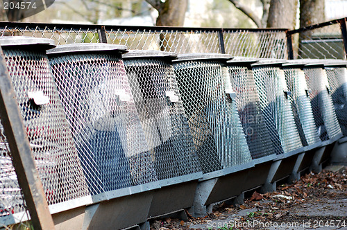 Image of Trash cans