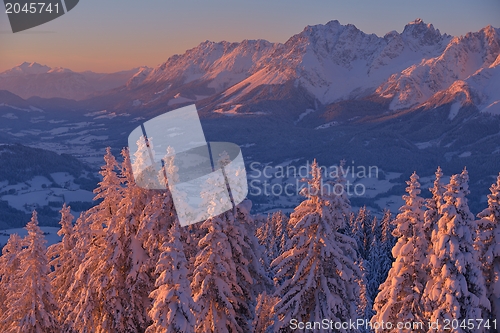 Image of mountain winter landscape