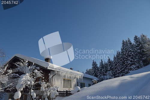 Image of mountain winter landscape