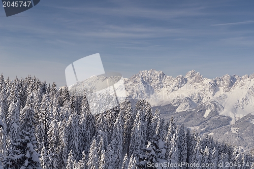 Image of mountain winter landscape