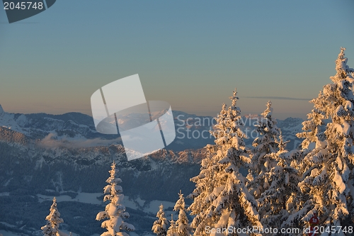 Image of mountain winter landscape