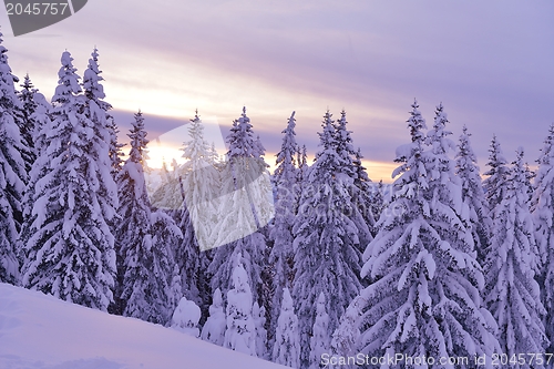 Image of mountain winter landscape