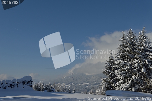 Image of mountain winter landscape