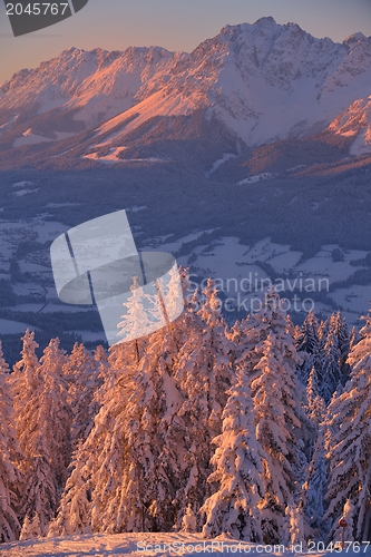 Image of mountain winter landscape