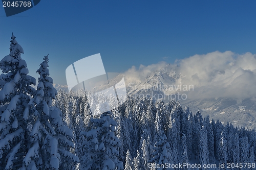 Image of mountain winter landscape