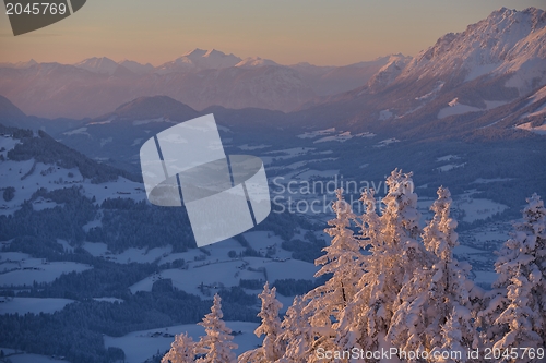 Image of mountain winter landscape