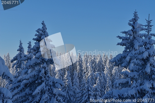 Image of mountain winter landscape