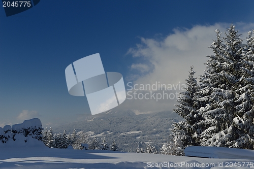 Image of mountain winter landscape