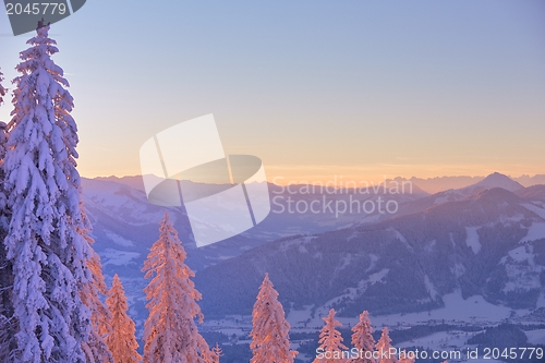 Image of mountain winter landscape