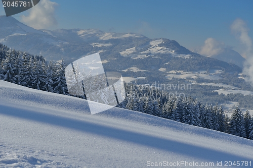 Image of mountain winter landscape