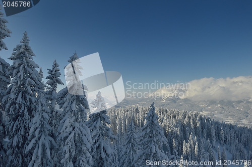 Image of mountain winter landscape