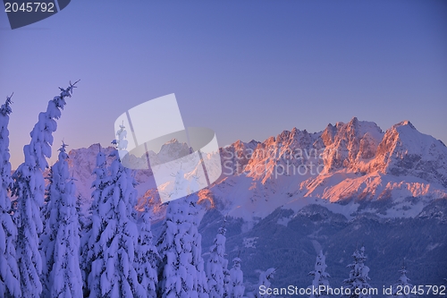 Image of mountain winter landscape