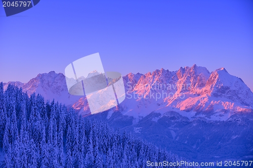 Image of mountain winter landscape