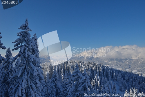 Image of mountain winter landscape