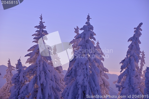 Image of mountain winter landscape