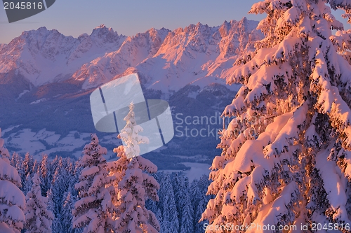 Image of mountain winter landscape