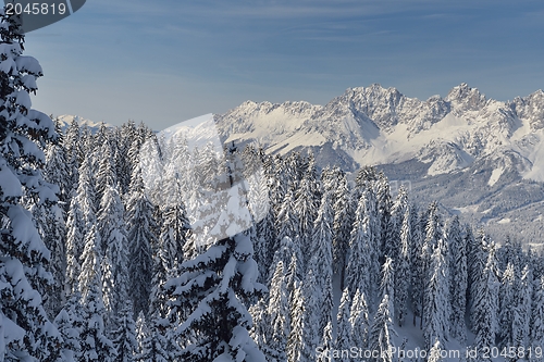 Image of mountain winter landscape