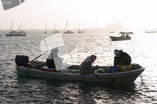 Image of Fishermen silhouette