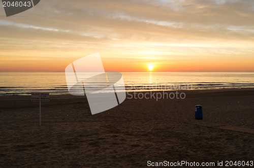 Image of Mediterranean sunrise