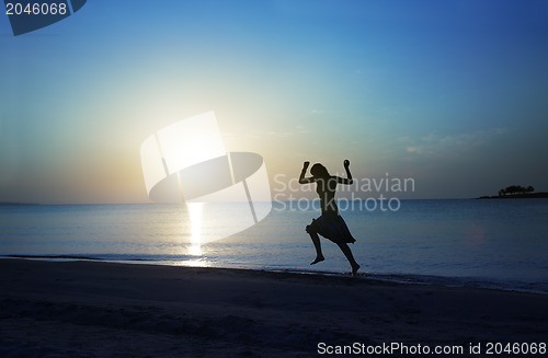 Image of Happy at the sea