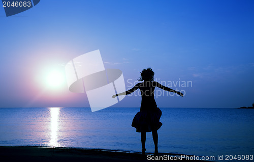 Image of Happy at paradise beach