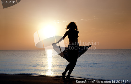 Image of Playing at the beach