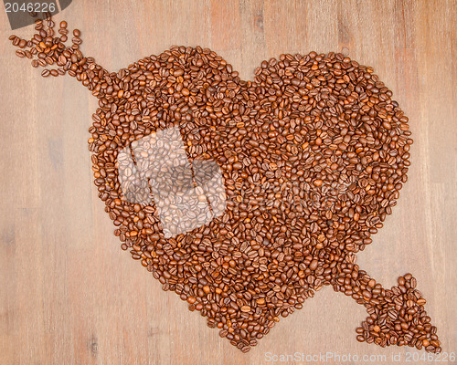 Image of Coffee heart 